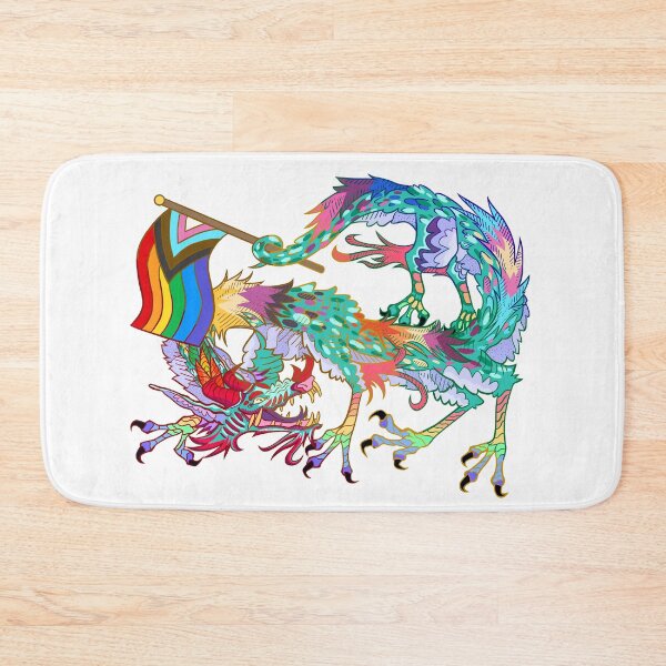 Item preview, big gay dragon - original by trenchcoat frog  designed and sold by Trenchcoat-Frog.