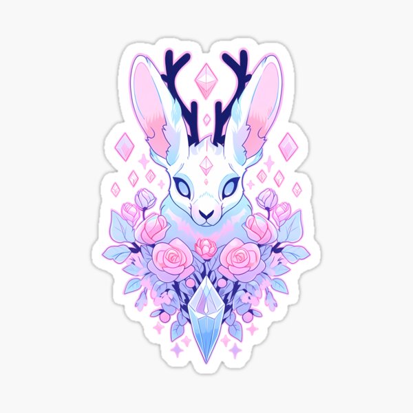 Item preview, Jackalope Pastel Goth designed and sold by Clara Hollins.