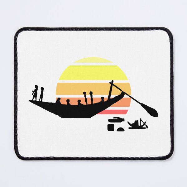 Item preview, Egyptian Boat with Sunset and Hieroglyphs: Boat designed and sold by BReinbold.