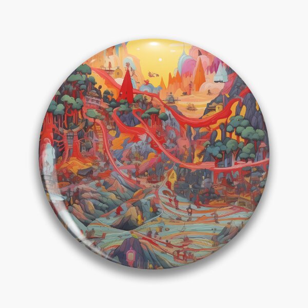 Item preview, Vibrant Dreamlike Abstract Sunset designed and sold by Onnnit.