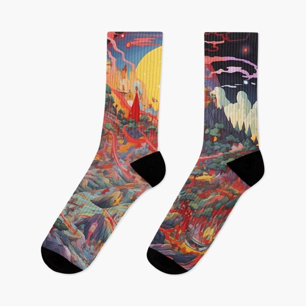 Item preview, Vibrant Dreamlike Abstract Sunset designed and sold by Onnnit.