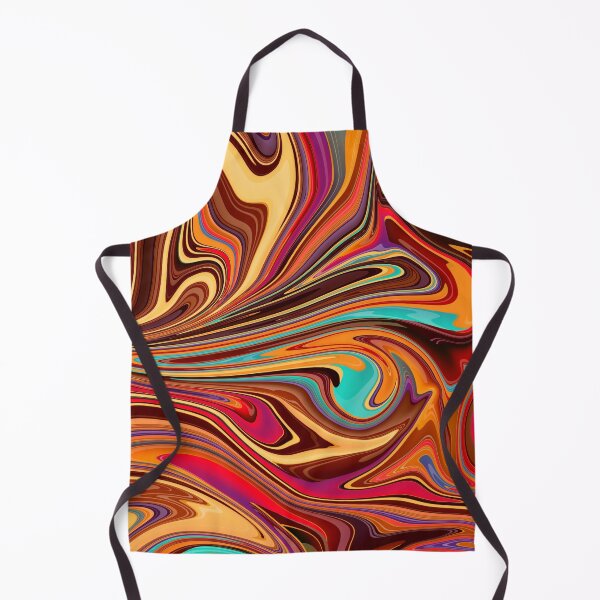 Item preview, Retro colorful liquid paint marble pattern designed and sold by 1Celery.