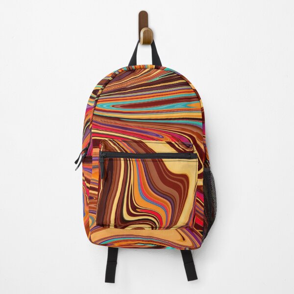 Item preview, Retro colorful liquid paint marble pattern designed and sold by 1Celery.