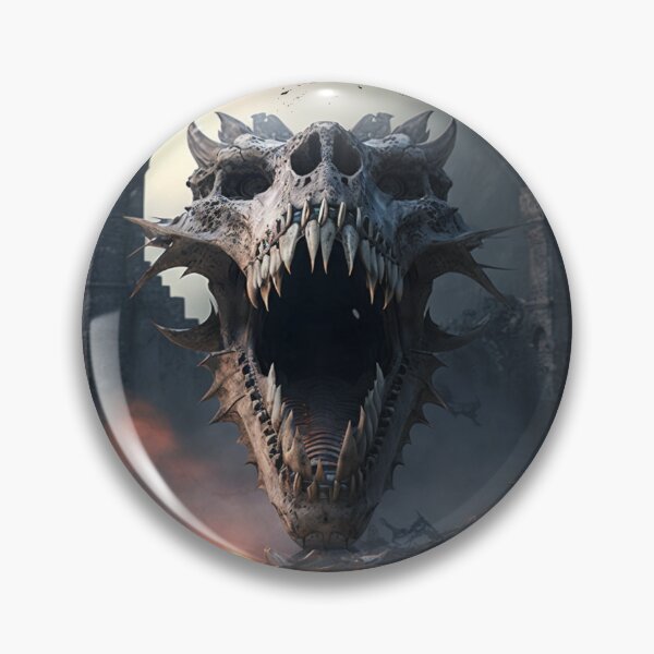 Item preview, Dragon Skull, Digital Art. designed and sold by Xylos247.