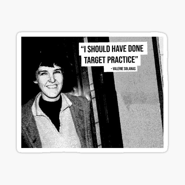 Item preview, valerie solanas quote designed and sold by sh-lem.