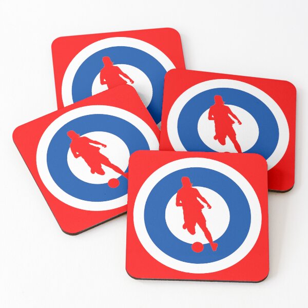 Item preview, Red White Blue women's football retro Mod Roundel designed and sold by ModSupporters.