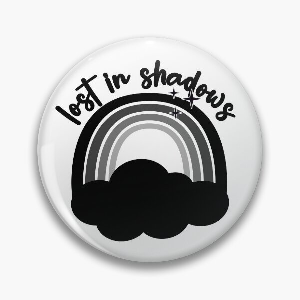 Item preview, Rainbow Goth, Lost in Shadows, Gothic Gift designed and sold by DesignRealmX.