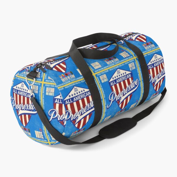 Item preview, PMD00987 Progressive Movement Designs vintage patriotic American flag All American Progressive design shows you support democracy progressive goals for Progressives Democrats Independents Liberals designed and sold by ProgressiveLeft.