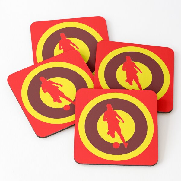 Item preview, China Steel Dragons Red Gold women's football retro Mod Roundel designed and sold by ModSupporters.