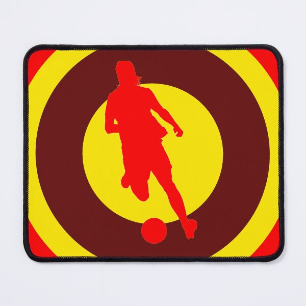 Item preview, China Steel Dragons Red Gold women's football retro Mod Roundel designed and sold by ModSupporters.