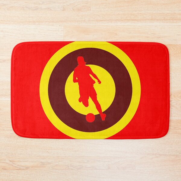 Item preview, China Steel Dragons Red Gold women's football retro Mod Roundel designed and sold by ModSupporters.