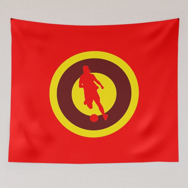 Item preview, China Steel Dragons Red Gold women's football retro Mod Roundel designed and sold by ModSupporters.