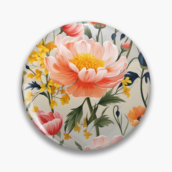 Item preview, Bright and Airy Whimsical Floral Poppy Pattern designed and sold by CherryPocket.