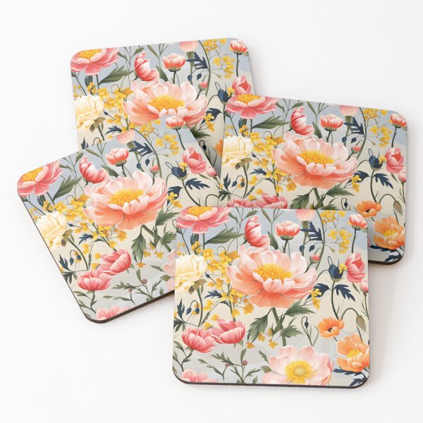 Item preview, Bright and Airy Whimsical Floral Poppy Pattern designed and sold by CherryPocket.