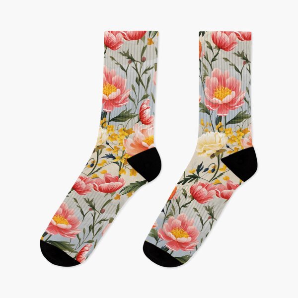 Item preview, Bright and Airy Whimsical Floral Poppy Pattern designed and sold by CherryPocket.