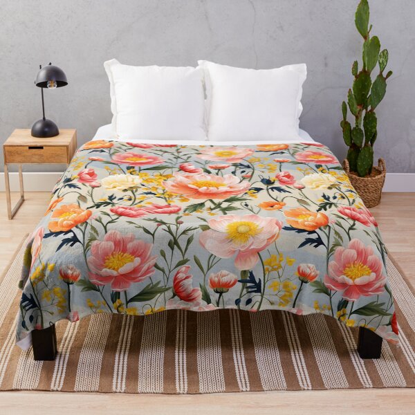 Item preview, Bright and Airy Whimsical Floral Poppy Pattern designed and sold by CherryPocket.