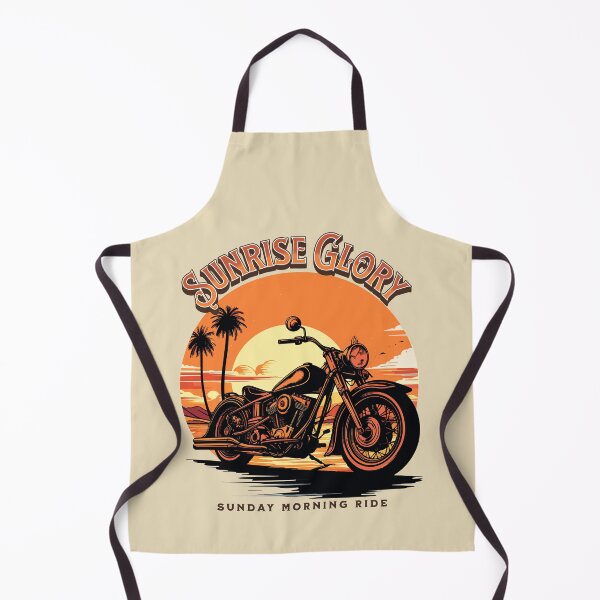 Item preview, Sunday Morning Ride - Vintage Motorcycle Sunset T-Shirt designed and sold by Zandalus.