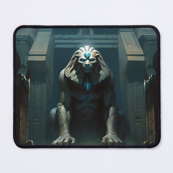 Item preview, The Enigma of the Sphinx: Majestic and Mysterious in a High Quality Mythological Illustration. designed and sold by InsaneLEDP.