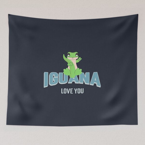 Item preview, Iguana love you | Reptilian Iguana Funny Cute Reptile Lizard Lover Gift designed and sold by lildoodleshirts.