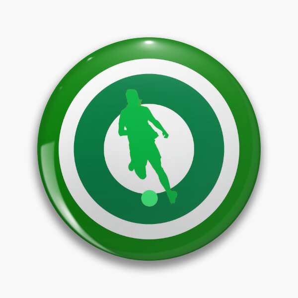 Item preview, Super Falcons Nigeria Green White Africa women's football retro Mod Roundel designed and sold by ModSupporters.