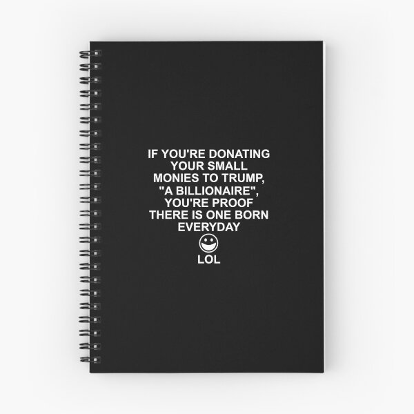 Item preview, Fools like Trump's small donators in white designed and sold by Politics-Corner.