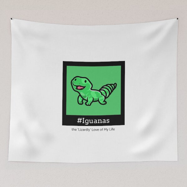 Item preview, Iguanas: the 'Lizardly' Love of My Life | Funny Cute Reptile Lizard Lover Gift designed and sold by lildoodleshirts.