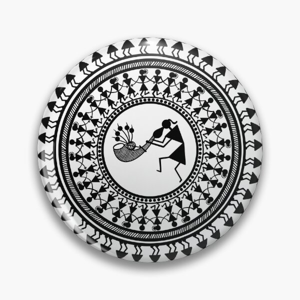 Item preview, Warli Dance Ritual designed and sold by SanareiDesigns.