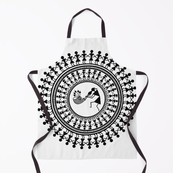 Item preview, Warli Dance Ritual designed and sold by SanareiDesigns.