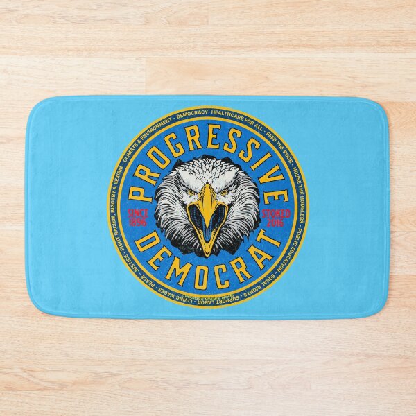 Item preview, PMD00991 Progressive Movement Designs Progressive Democrat vintage patriotic American bald eagle design shows you support democracy progressive goals for Progressives Democrats Liberals designed and sold by ProgressiveLeft.