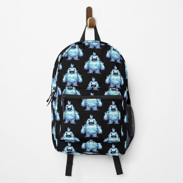 Item preview, Happy ice golem pixel art designed and sold by PexelBoi.