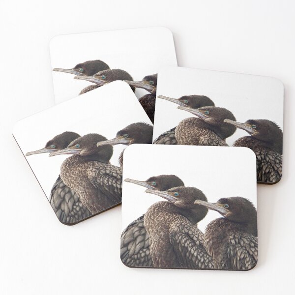 Item preview, Three Little Black Cormorants designed and sold by GiantPaul.