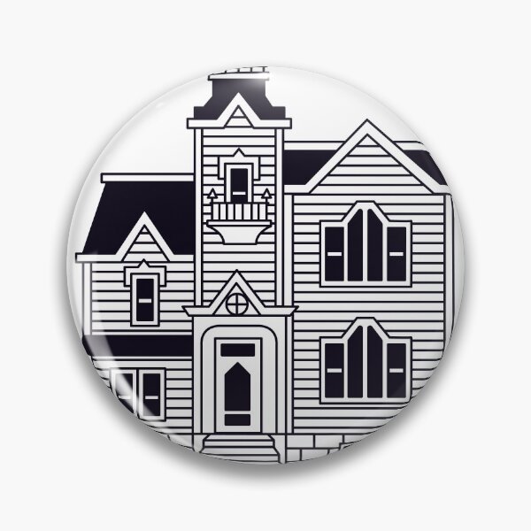 Item preview, Black and white victorian house designed and sold by marco2r.