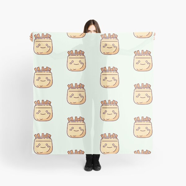 Item preview, Sweet potato chip kawaii character face designed and sold by ARVM.