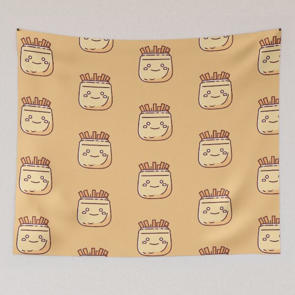 Item preview, Sweet potato chip kawaii character face designed and sold by ARVM.