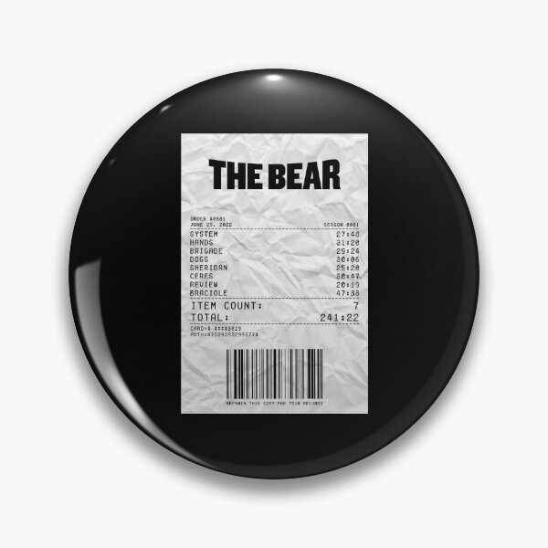 Item preview, The Bear Season 1 Receipt designed and sold by d-obsession-k.