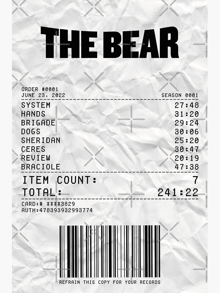 The Bear Tv Series Sticker for Sale by OnlyForFans