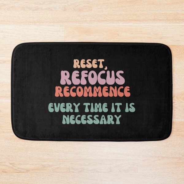 Item preview, Reset, refocus, recommence, every time it is necessary designed and sold by LoujosDesign.