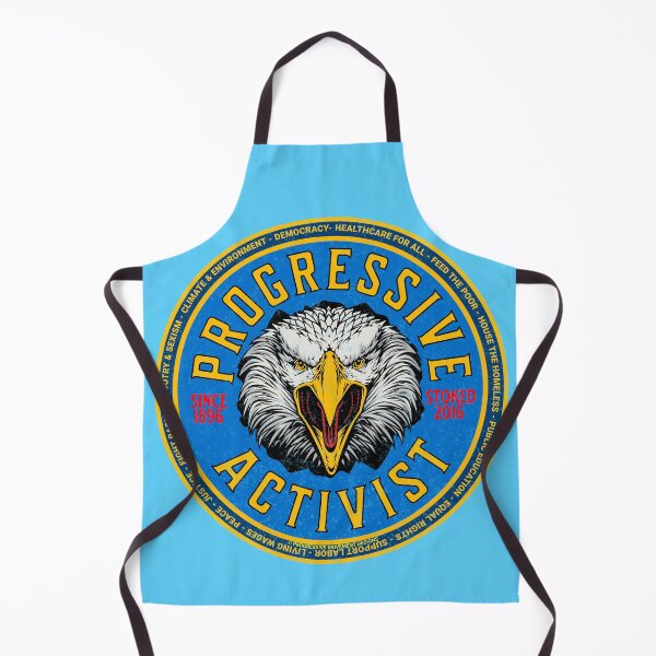 Item preview, PMD00992 Progressive Movement Designs Progressive Activist vintage patriotic American bald eagle design shows you support democracy progressive goals for Progressives Democrats Liberals designed and sold by ProgressiveLeft.