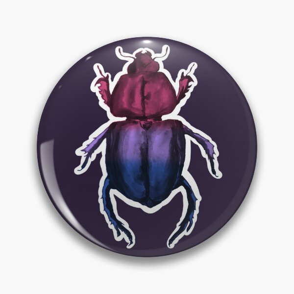 Item preview, Bisexual Bi Beetle Ink Design designed and sold by felixgothcat.