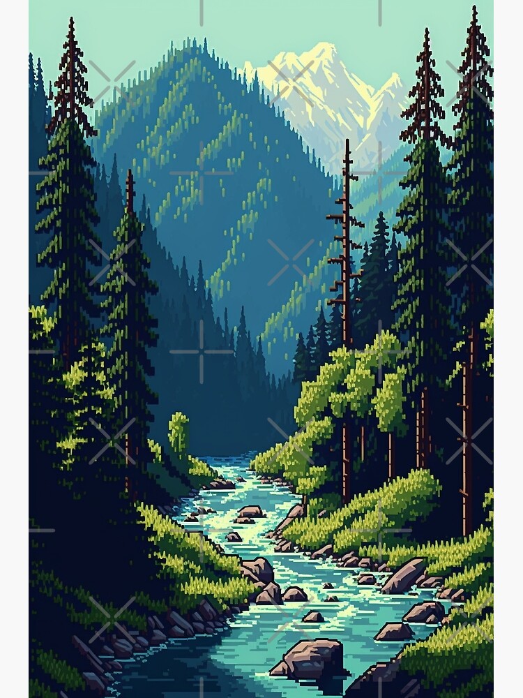 Pixilart - MOUNTAIN (32X32) by HFFZ