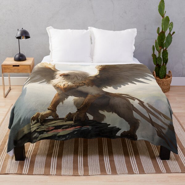 Item preview, The Winged Guardian: Majestic Griffin Protecting a Hidden Treasure High on the Mountain. designed and sold by InsaneLEDP.