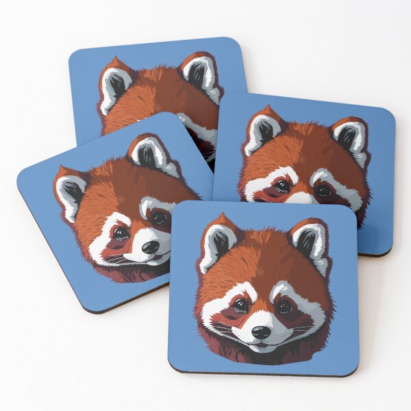 Item preview, cute red panda designed and sold by KOKOTART.