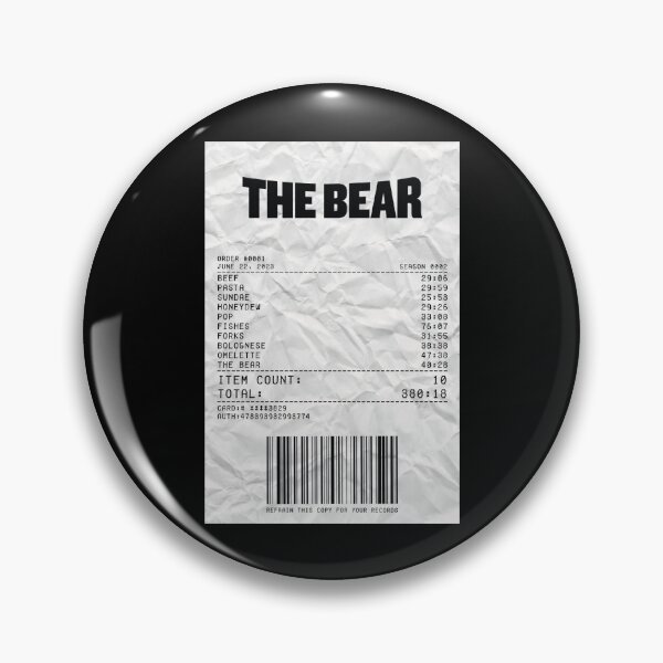 Item preview, The Bear Season 2 Receipt designed and sold by d-obsession-k.