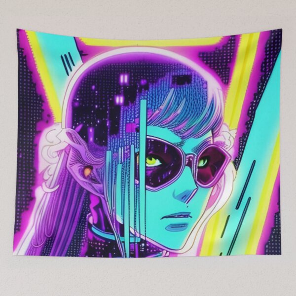Item preview, Retro Anime Character designed and sold by KalipsoArt.