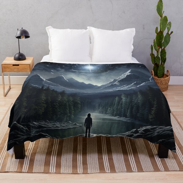 Item preview, Northern Starlit Forest designed and sold by PrintifyWorld.