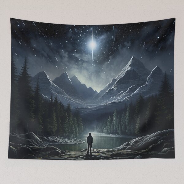 Item preview, Northern Starlit Forest designed and sold by PrintifyWorld.