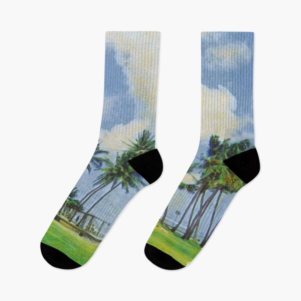 Item preview, PARQUE DE LA PLAYA DE HONOLULU 1968 designed and sold by ArtbyRolleen.