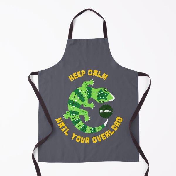 Aperçu de l'œuvre Gardez votre calme et saluez les seigneurs de l'iguane | Amant de reptiles pour animaux de compagnie de lézard drôle d'humour créée et vendue par lildoodleshirts.