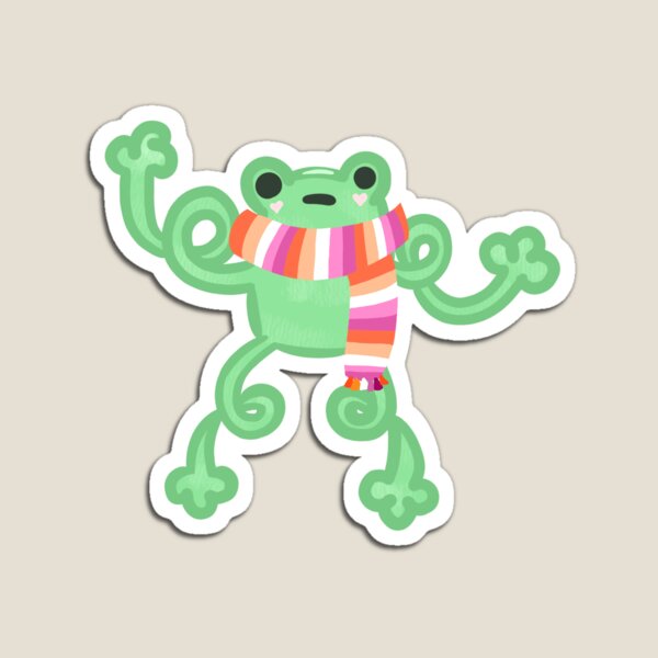 Item preview, PRIDE FROGGO- lesbian designed and sold by SilyBilyDoodles.