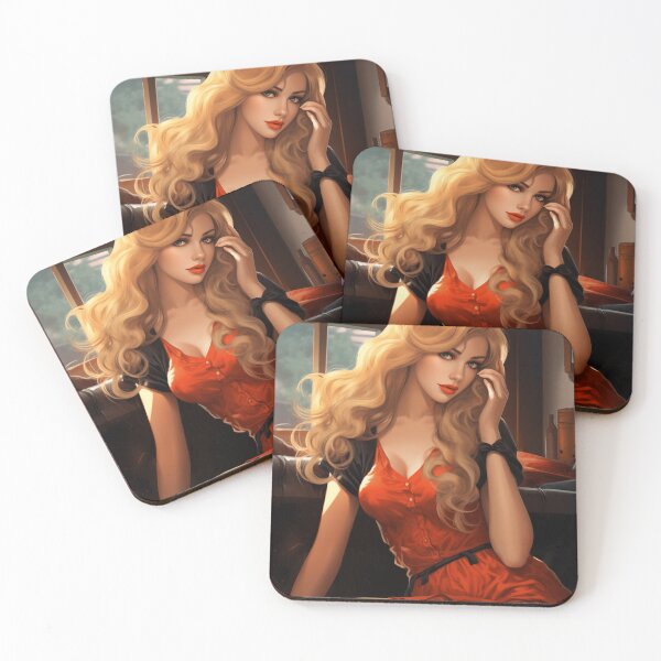 Item preview, A Vintage Pin Up Anime Girl designed and sold by GoodOldVintage.